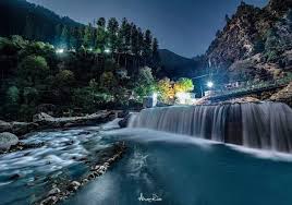Kutton Waterfall in Keran